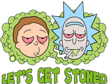 Rick and Morty let's get stoned T-shirt